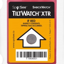 Tiltwatch overturning indicators