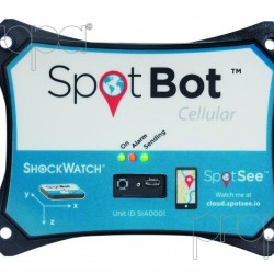 Impact and temperature recorder SpotBot