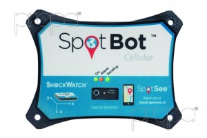 Impact and temperature recorder SpotBot